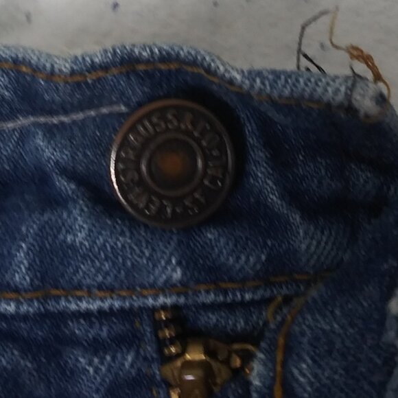 Screen Stars and Levi's Custom Fray Fringe Sweatshirt  Size L EUC Western Y2K - Picture 6 of 8